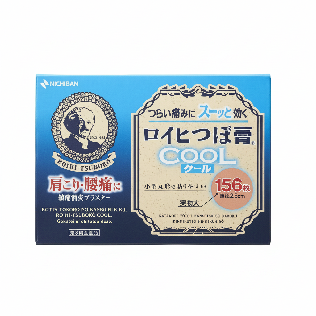 Roihi-tsuboko Cool Parches Alivio Dolor De Espalda (156pzas)