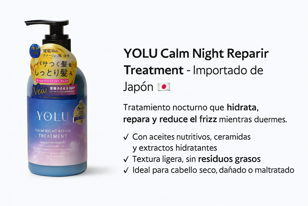 Yolu Calm Night Repair-tratamiento Capilar Hidratante Japón